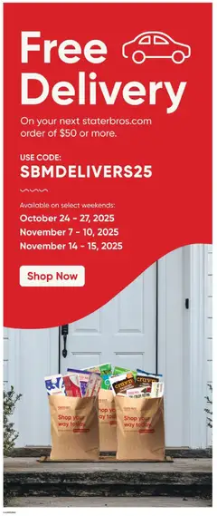 Ad Preview of Stater Bros Weekly Ad from 11/05/2025 | Page: 2