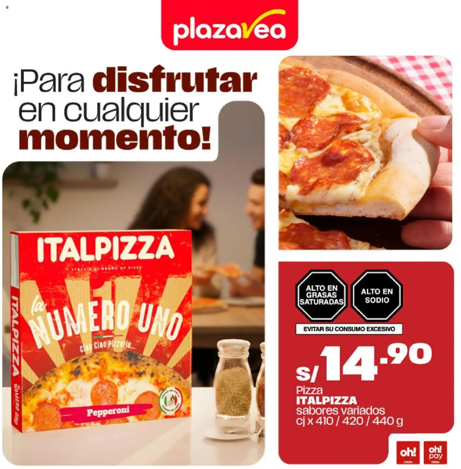 Vista previa de Díptico CONGE de la tienda Plaza Vea válido desde 16/02/2026 - Pizza