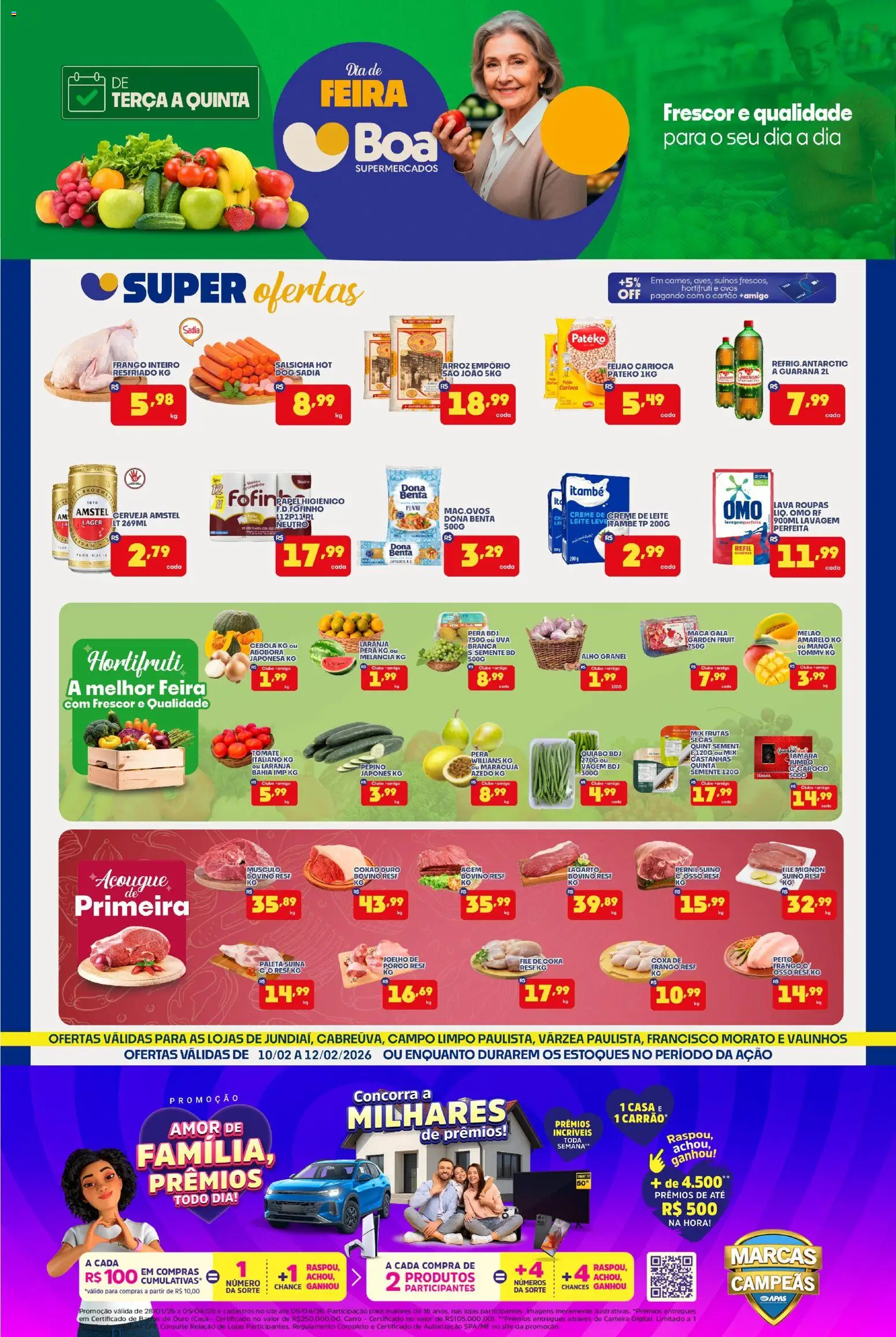 Pré-Visualização do folheto "Ofertas da semana" da loja Boa Supermercados válido a partir de 10/02/2026