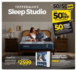 Preview of leaflet Sleep Studio from shop Tepperman's is valid from Jan 30, 2026