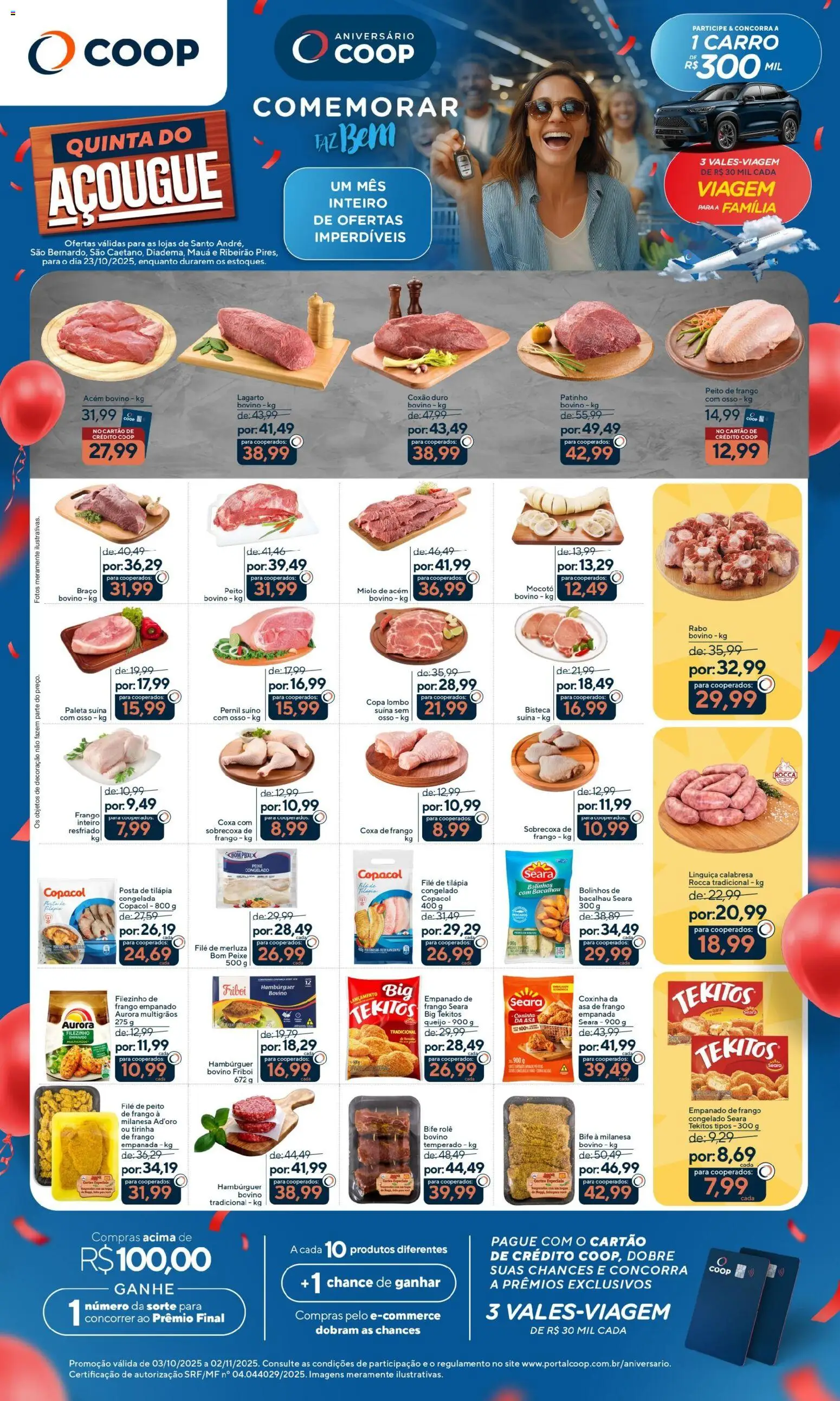 Coop folheto "Ofertas Quinta do Açougue" válido a partir de 23/10/2025 - número de página 1