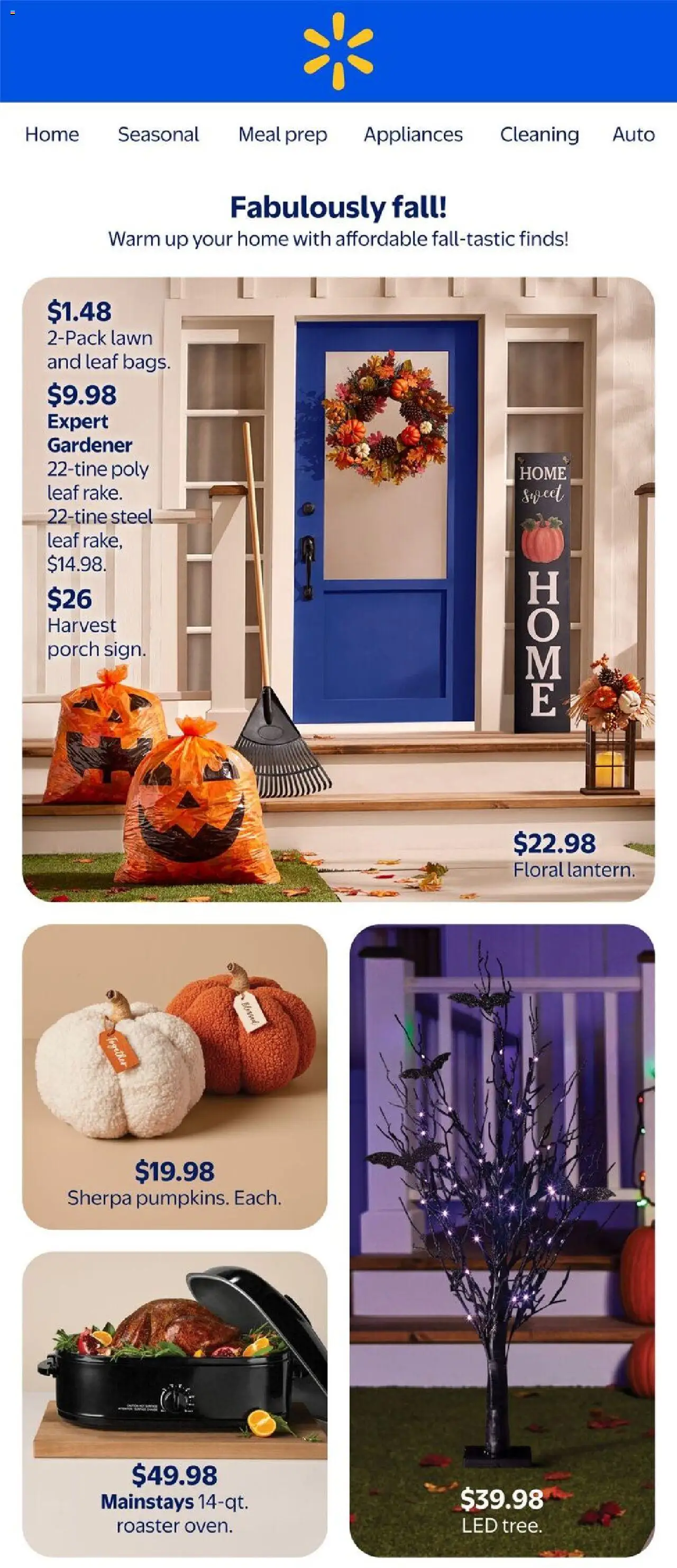Walmart flyer valid from Sep 25, 2025 - page number 1