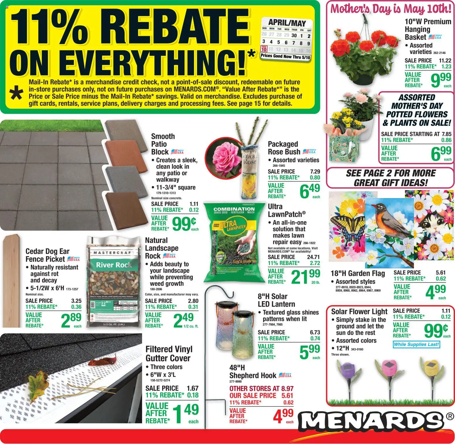 Ad Preview of Menards Menards Weekly Ad from 04/30/2026