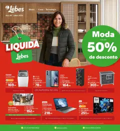 Pré-Visualização do folheto "Ofertas Liquida" da loja Lebes válido a partir de 01/07/2025
