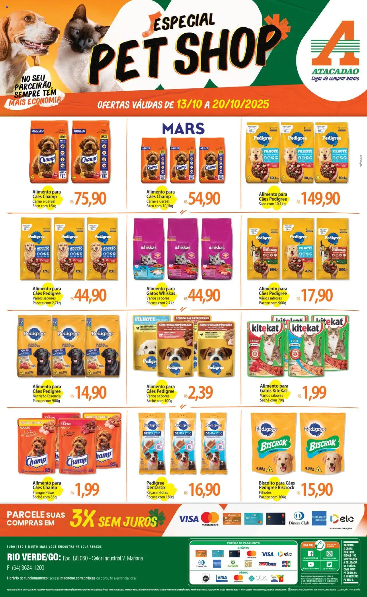 Atacadão folheto "Ofertas - GO" válido a partir de 13/10/2025 - número de página 1