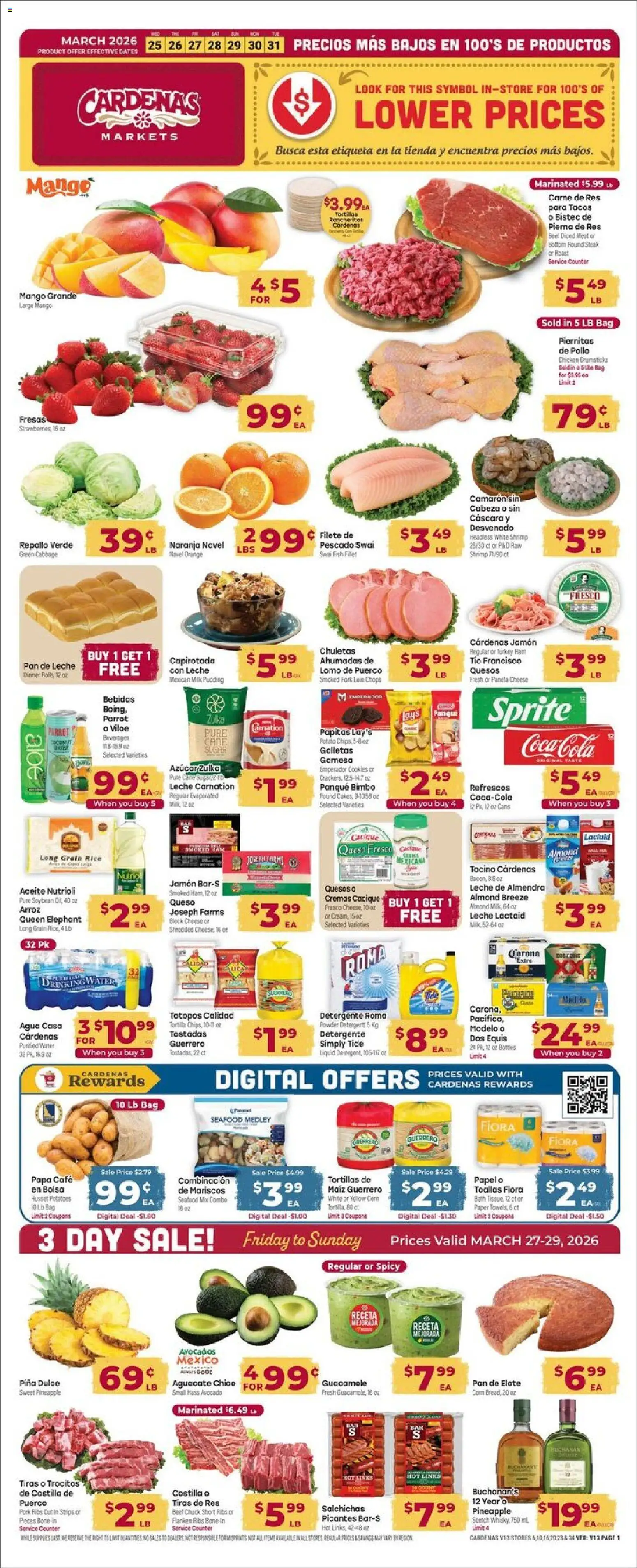 Ad Preview of Cardenas Cardenas Weekly Ad from 03/25/2026