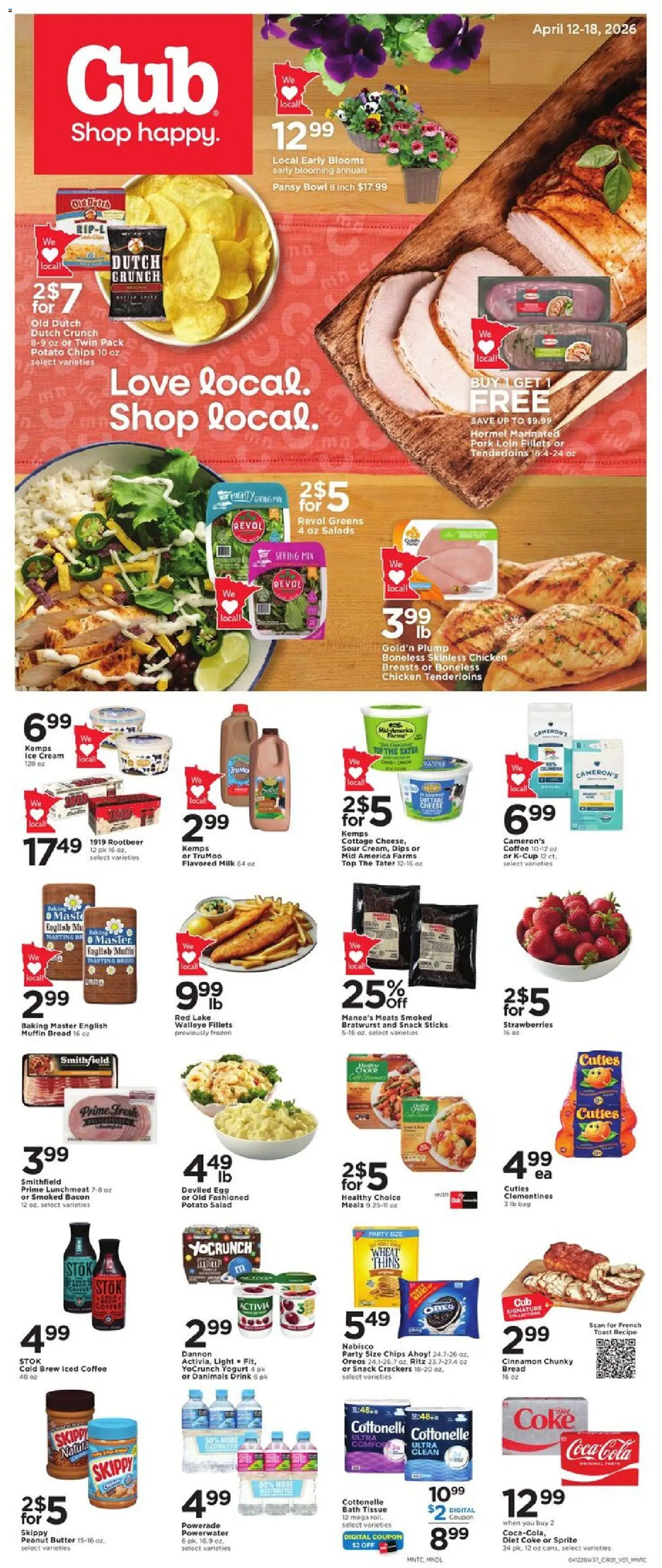 Ad Preview of Cub Foods Cub Foods Weekly Ad from 04/12/2026
