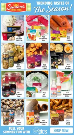 Ad Preview of Price Chopper Trending Tastes of the Season! from 08/01/2025