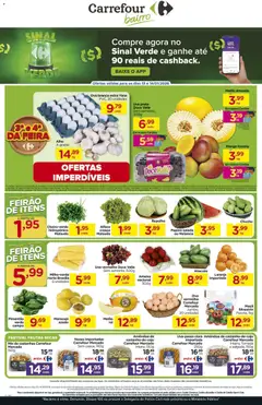 Pré-Visualização do folheto "Ofertas Feira" da loja Carrefour Bairro válido a partir de 13/01/2026