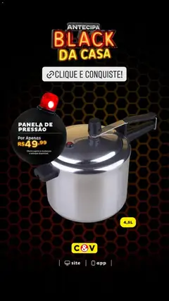 Pré-Visualização do folheto "Black Friday" da loja Casa e Video válido a partir de 13/11/2025