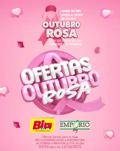 Pré-Visualização do folheto "Ofertas da semana" da loja Big Supermercados válido a partir de 03/10/2025