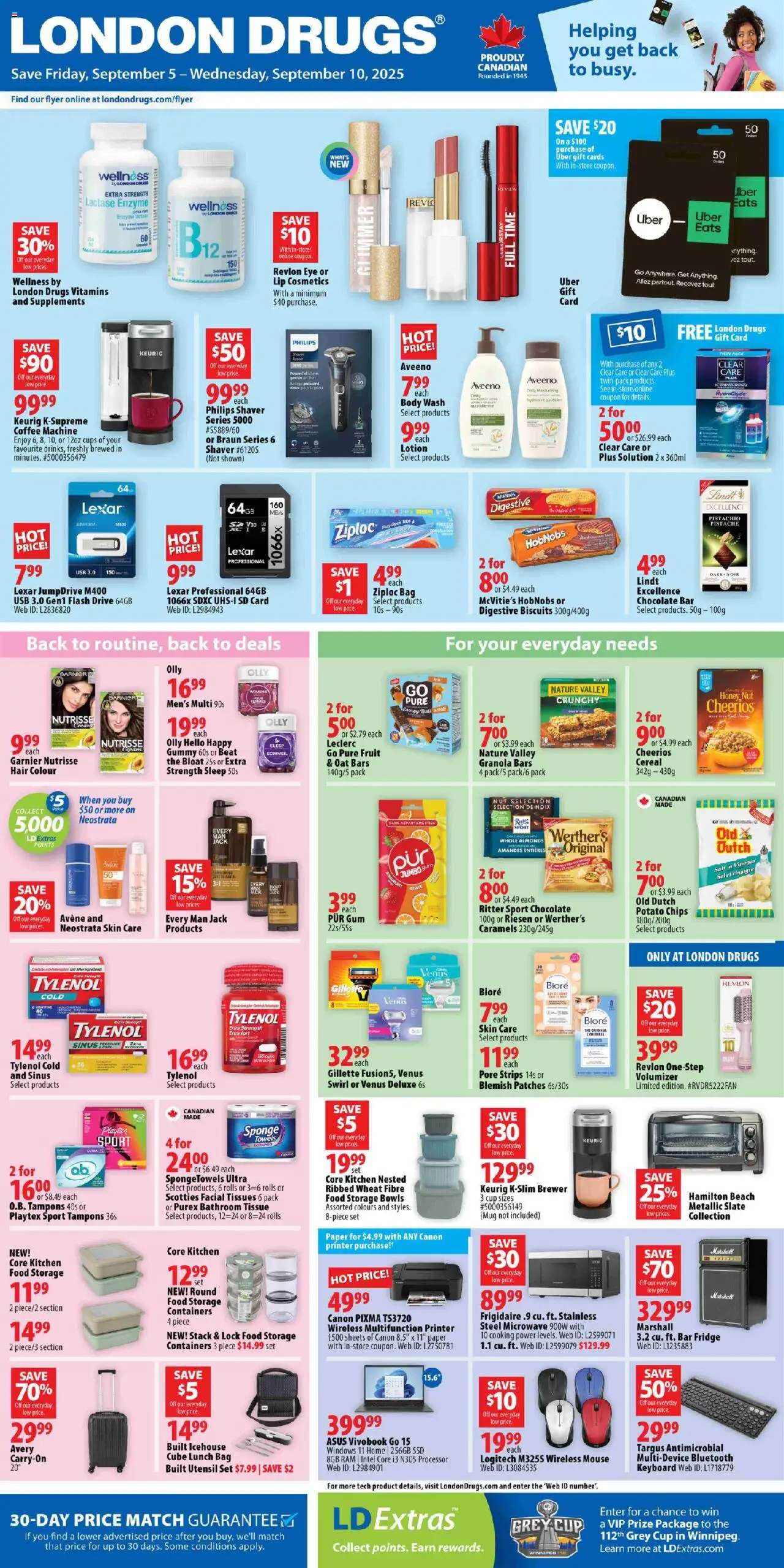 London Drugs flyer valid from Sep 05, 2025 - page number 1