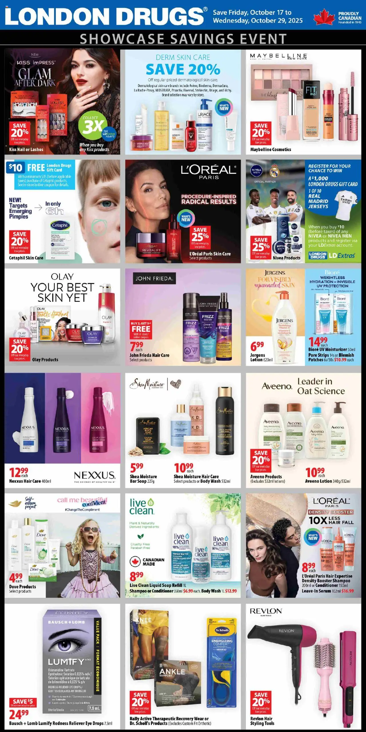 London Drugs flyer valid from Oct 17, 2025 - page number 1