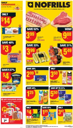 Preview of leaflet Weekly Flyer - NS from shop No Frills is valid from Jul 31, 2025