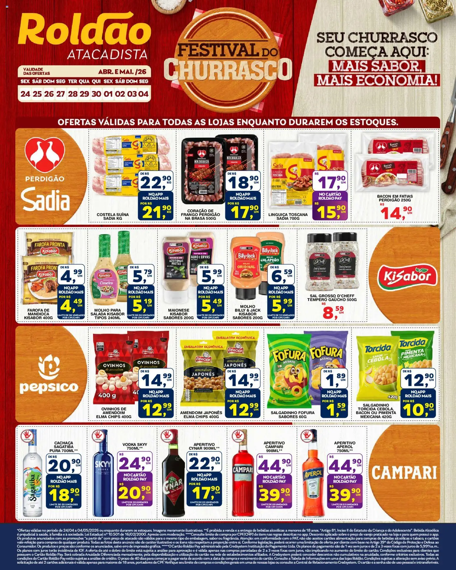 Pré-Visualização do folheto "Roldão ofertas Festival Churrasco" da loja Roldão válido a partir de 24/04/2026