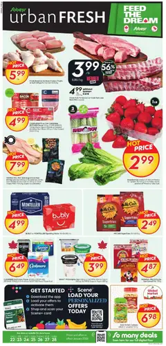 Un aperçu du dépliant Weekly Flyer - Urban Fresh du magasin Sobeys est valide à partir 22 janv. 2026