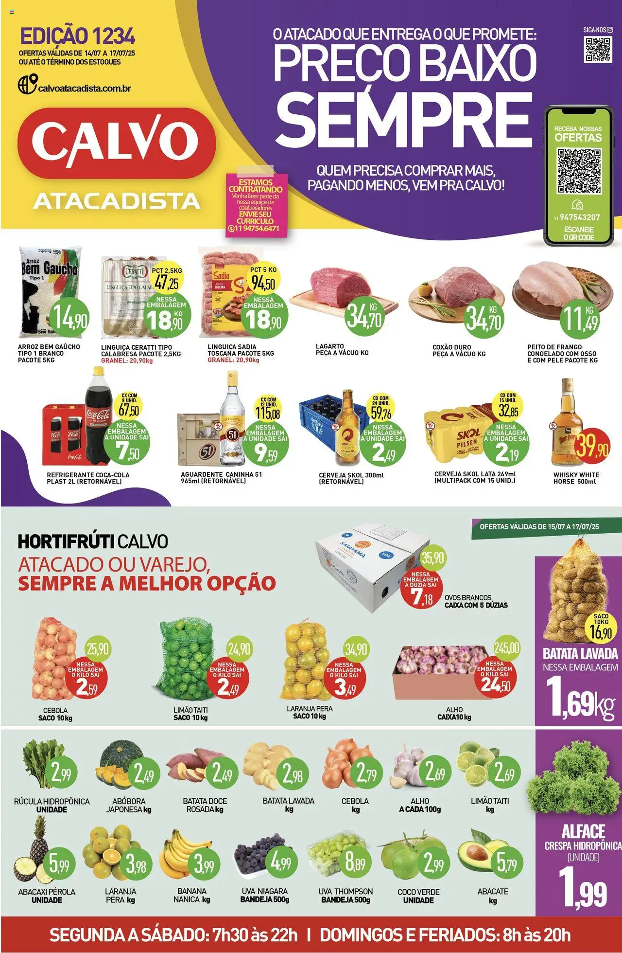 Calvo Atacadista folheto "Ofertas da semana" válido a partir de 14/07/2025 - número de página 1