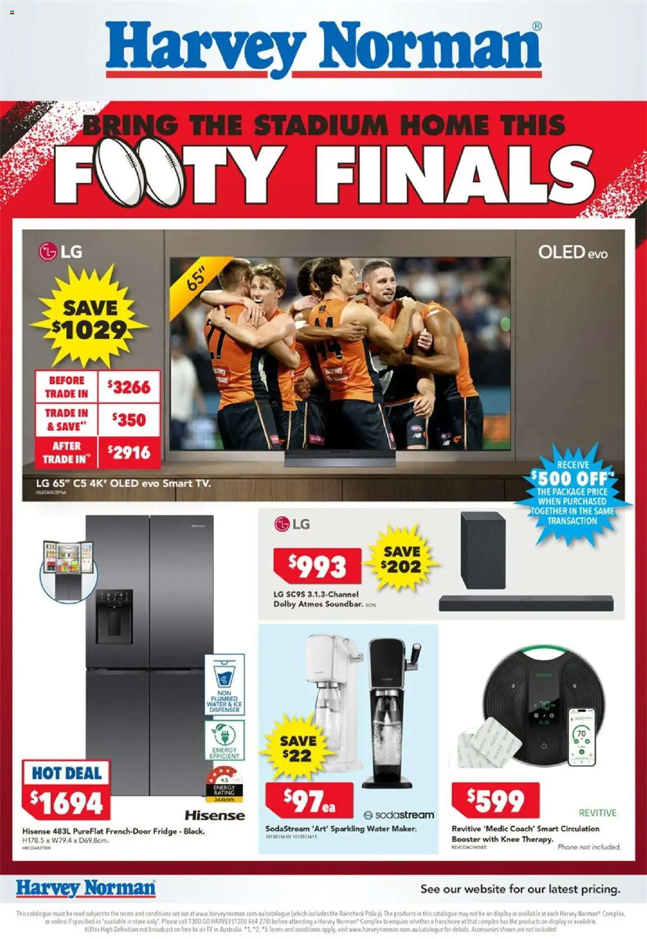 Harvey Norman catalogue valid from 18/09/2025 - page 1 - Water, Accessories, Ice, Phone, Tv, Knee, Fridge