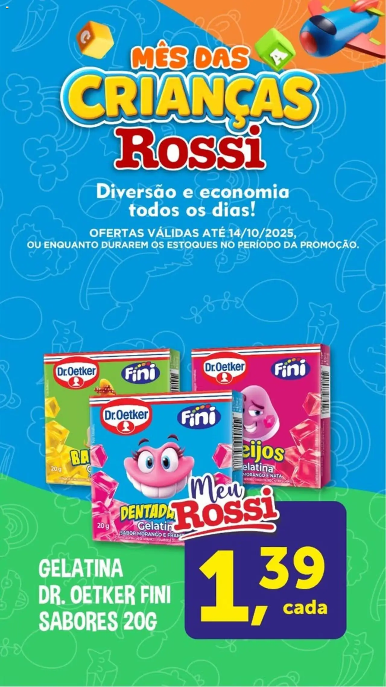Rossi Supermercados folheto "Ofertas da semana" válido a partir de 09/10/2025 - número de página 1