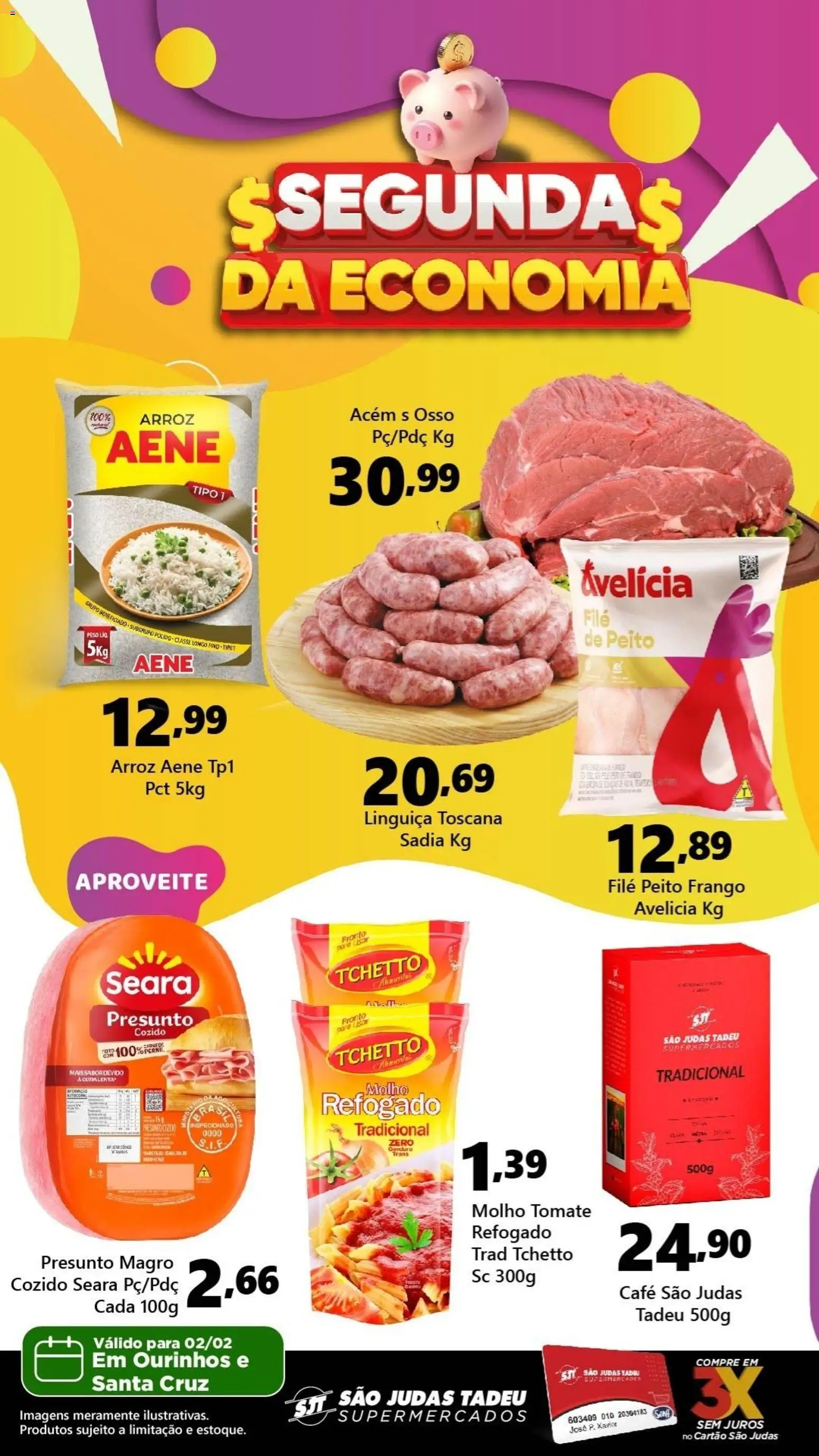 Pré-Visualização do folheto "Ofertas da semana" da loja São Judas Tadeu válido a partir de 02/02/2026