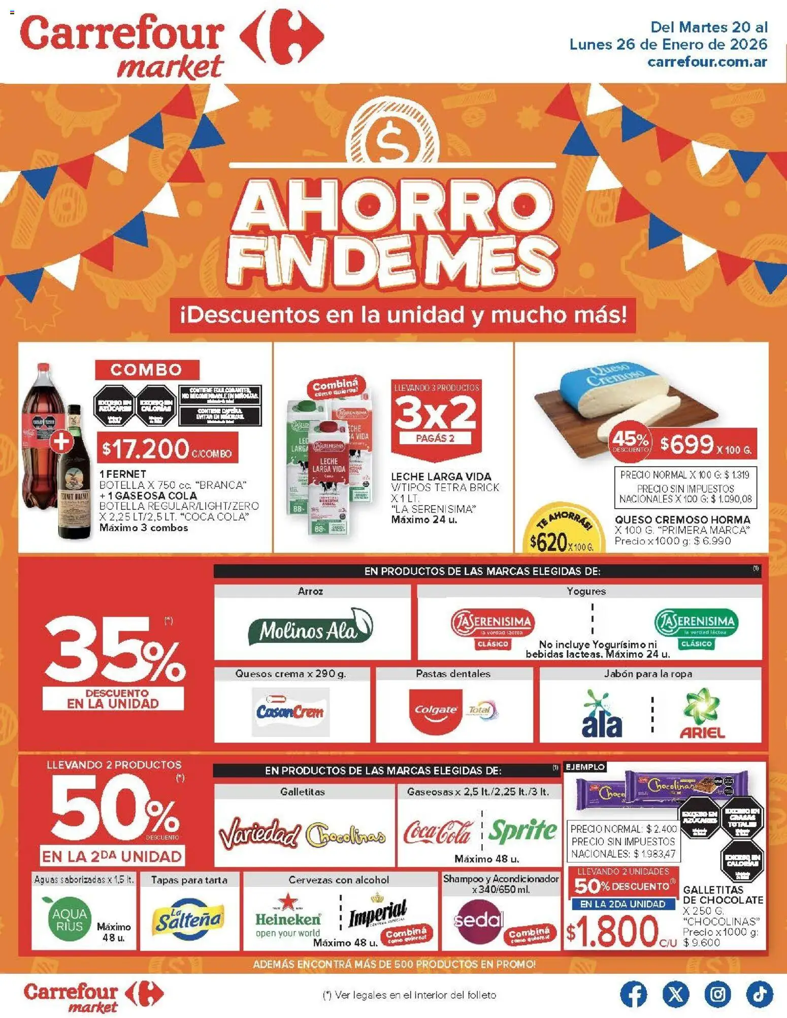 Vista previa del folleto de la tienda Carrefour Market válido desde el 20/01/2026 