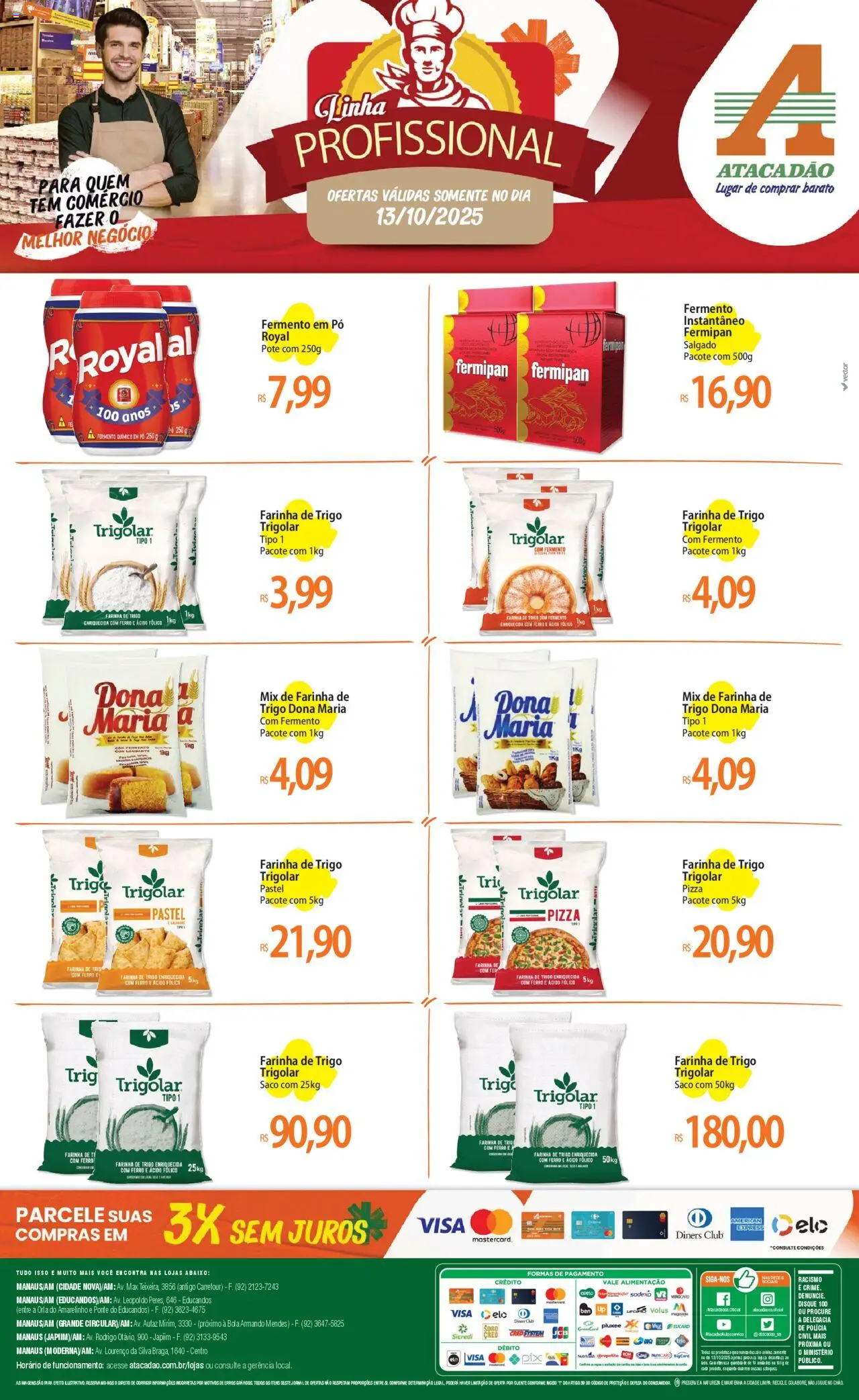 Atacadão folheto "Ofertas - AM" válido a partir de 13/10/2025 - número de página 1
