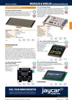 Preview of catalogue Engineering & Scientific Catalogue 2025/2026 from shop Jaycar valid 09/07/2025 | Page: 153