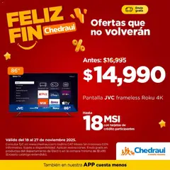 Vista previa las ofertas de la tienda Chedraui - Buen Fin desde el 18/11/2025 | Página: 2