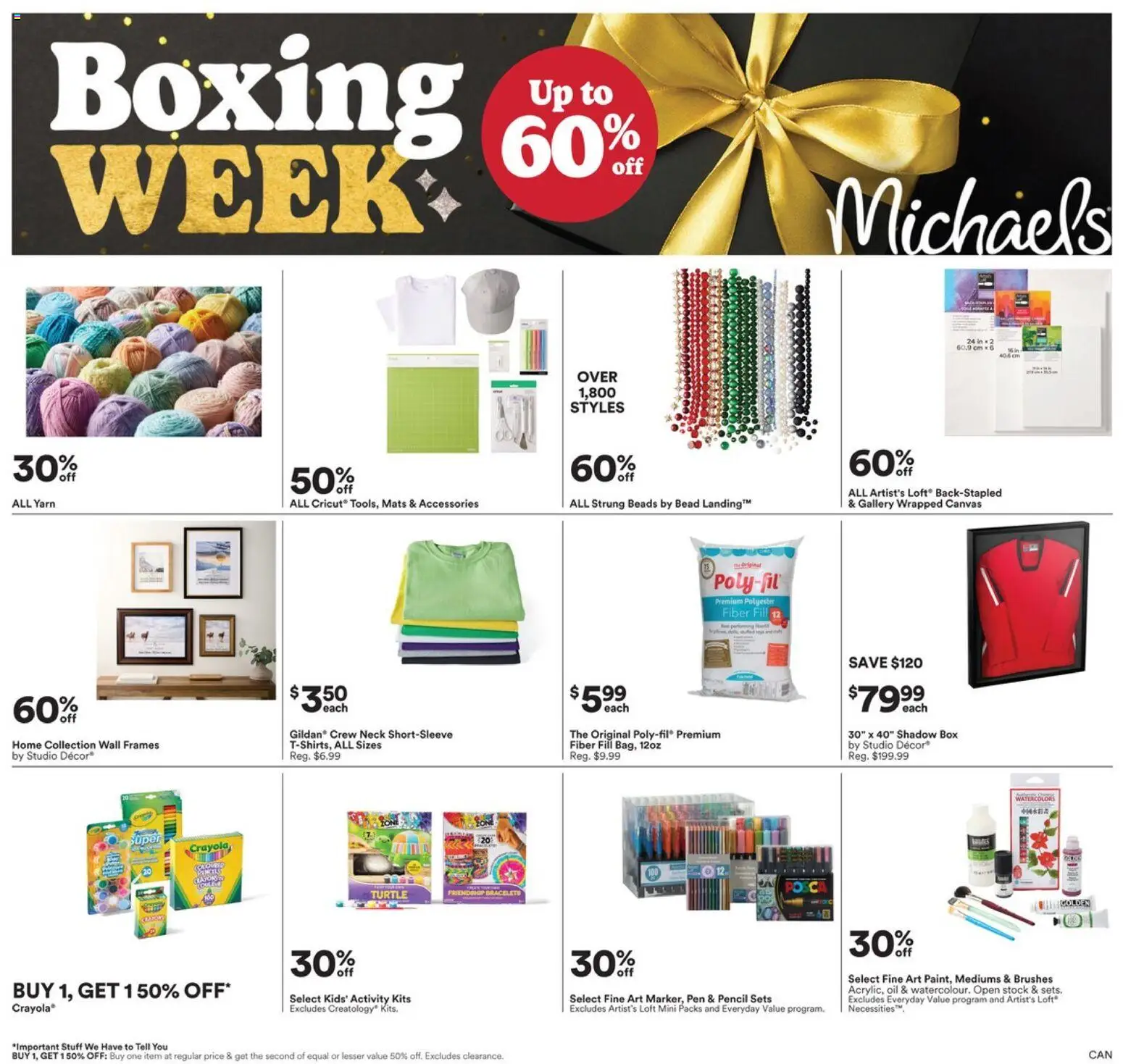 Preview of leaflet Weekly flyer / circulaire from shop Michaels is valid from Dec 26, 2025