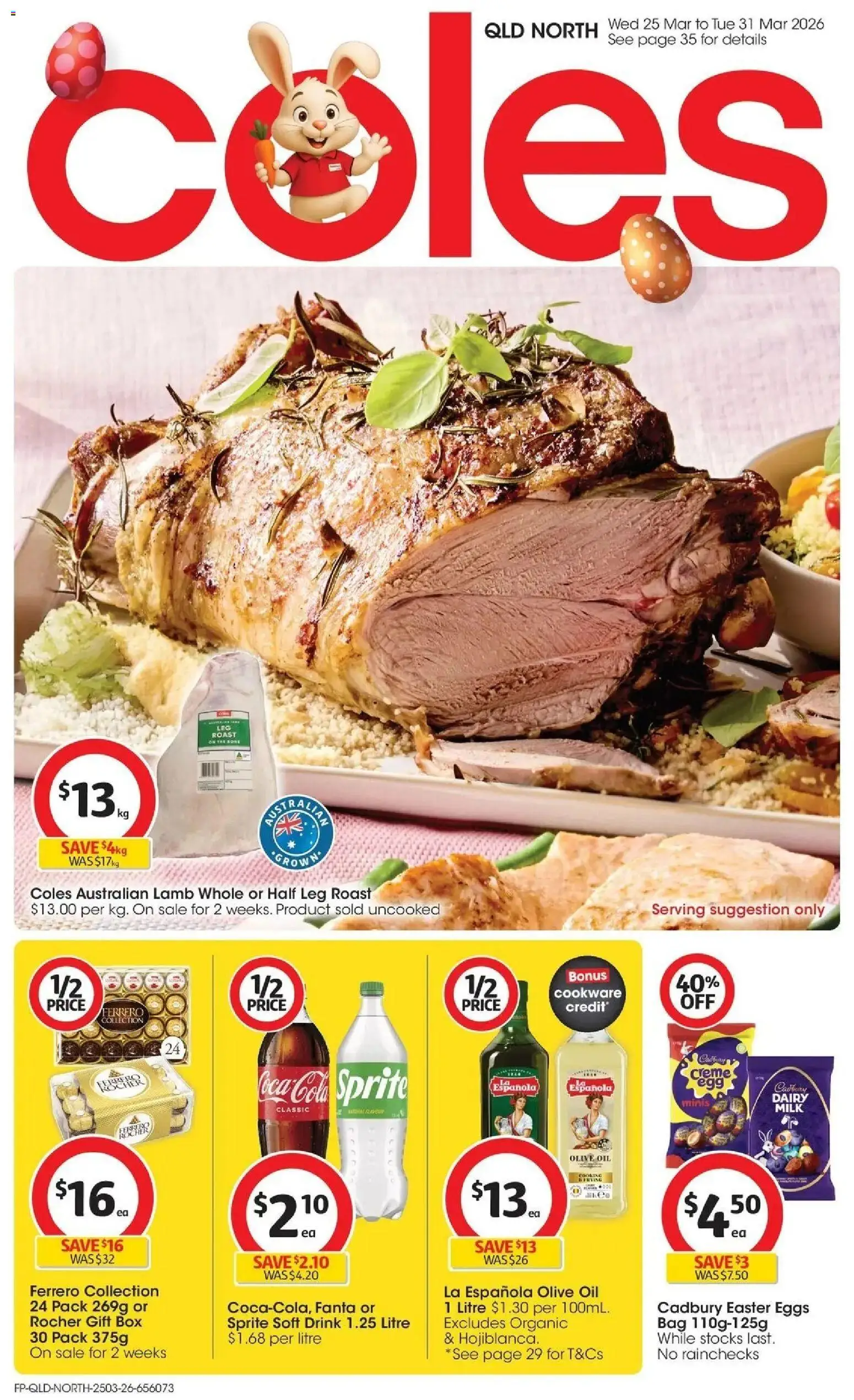 Preview of catalogue Coles catalogue QLD North from shop Coles valid 25/03/2026