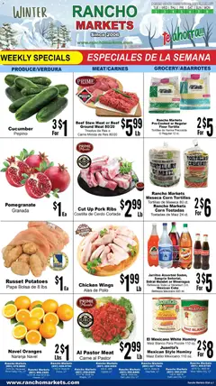 Ad Preview of Rancho Markets Weekly Ad from 12/02/2025 | Page: 1