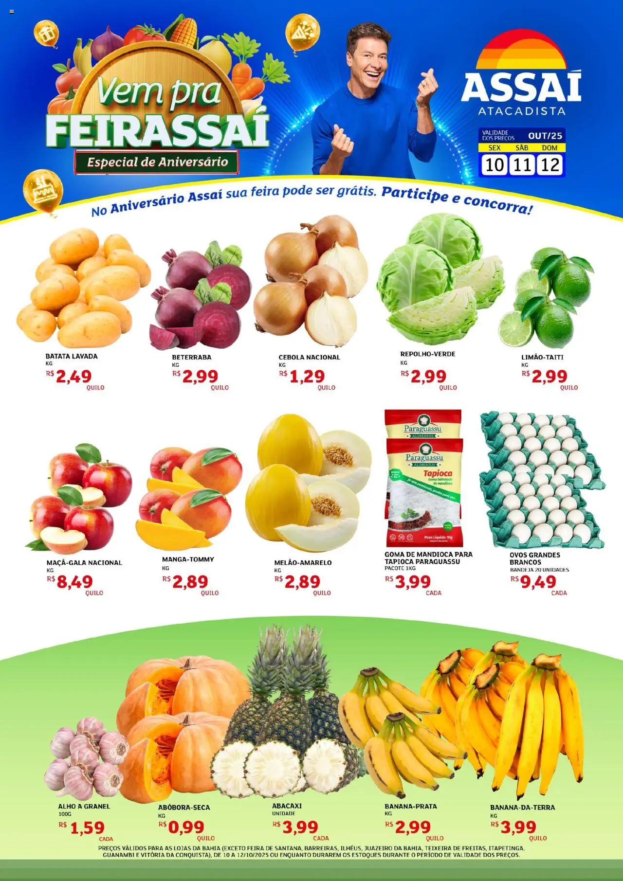Assaí Atacadista folheto "Encarte - BA" válido a partir de 10/10/2025 - número de página 1