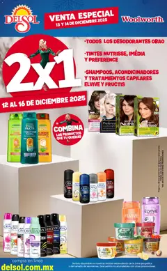Vista previa las ofertas de la tienda Del Sol y Woolworth - Catálogo Venta Especial de Navidad desde el 12/12/2025 