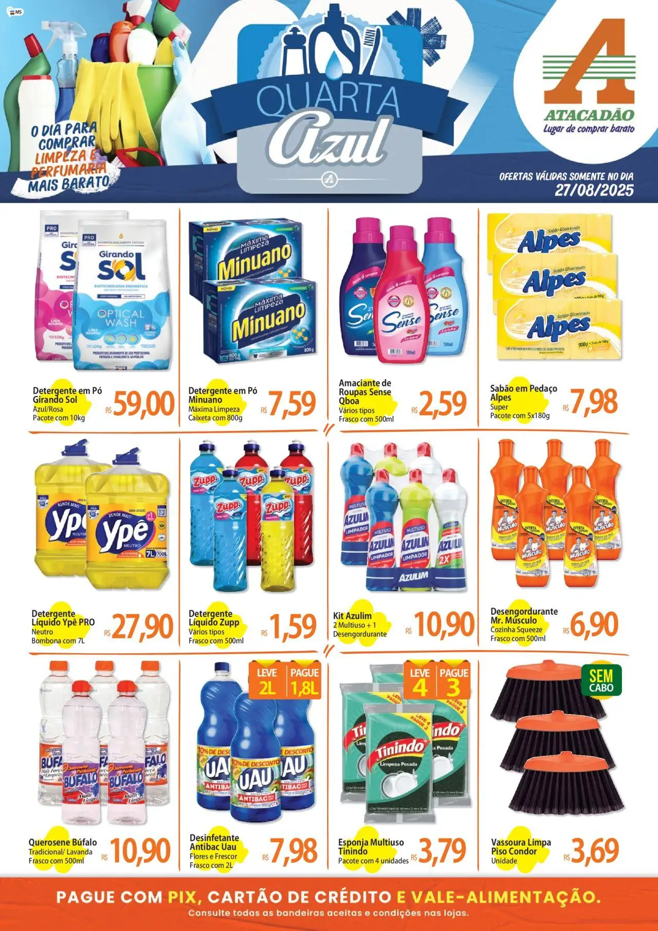 Atacadão folheto "Ofertas - MS" válido a partir de 27/08/2025 - número de página 1