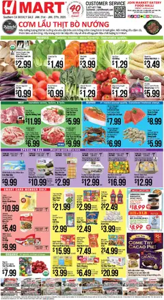 Ad Preview of Hmart VIETNAMESE - Southern California from 01/21/2026