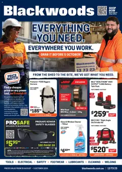 Preview of catalogue Catalogue from shop Black Woods valid 25/08/2025