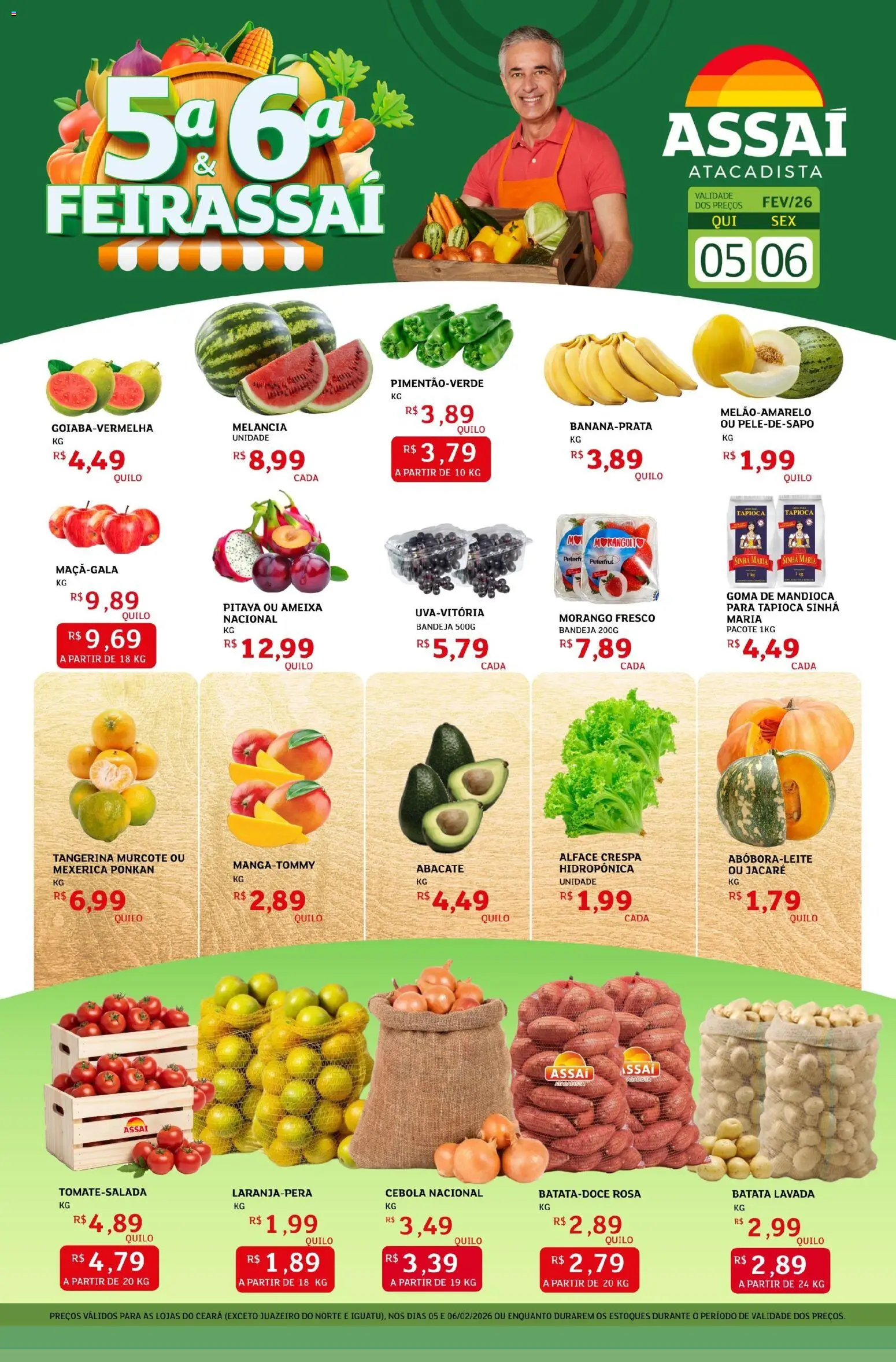 Pré-Visualização do folheto "Encarte - CE" da loja Assaí Atacadista válido a partir de 05/02/2026