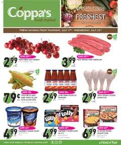 Preview of leaflet Weekly flyer / circulaire from shop Coppas Fresh Market is valid from Jul 17, 2025