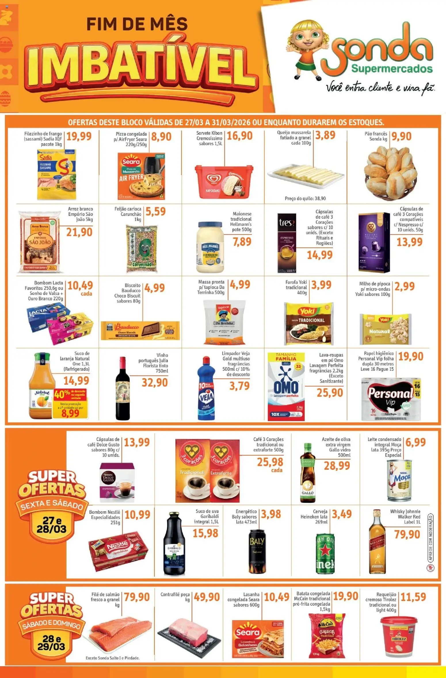 Pré-Visualização do folheto "Sonda ofertas FDS" da loja Sonda válido a partir de 27/03/2026