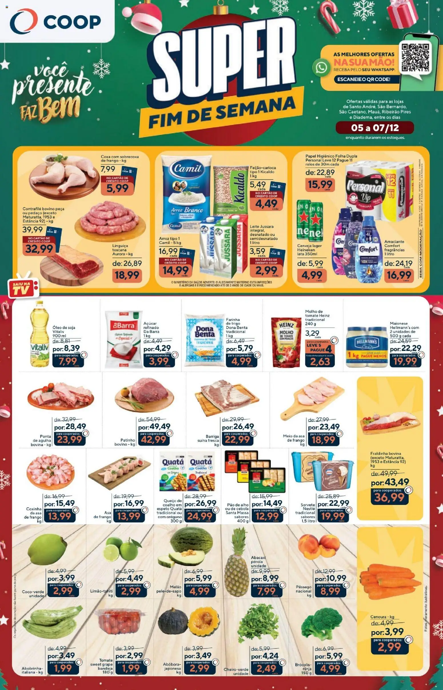 Pré-Visualização do folheto "Ofertas Fim de Semana" da loja Coop válido a partir de 05/12/2025