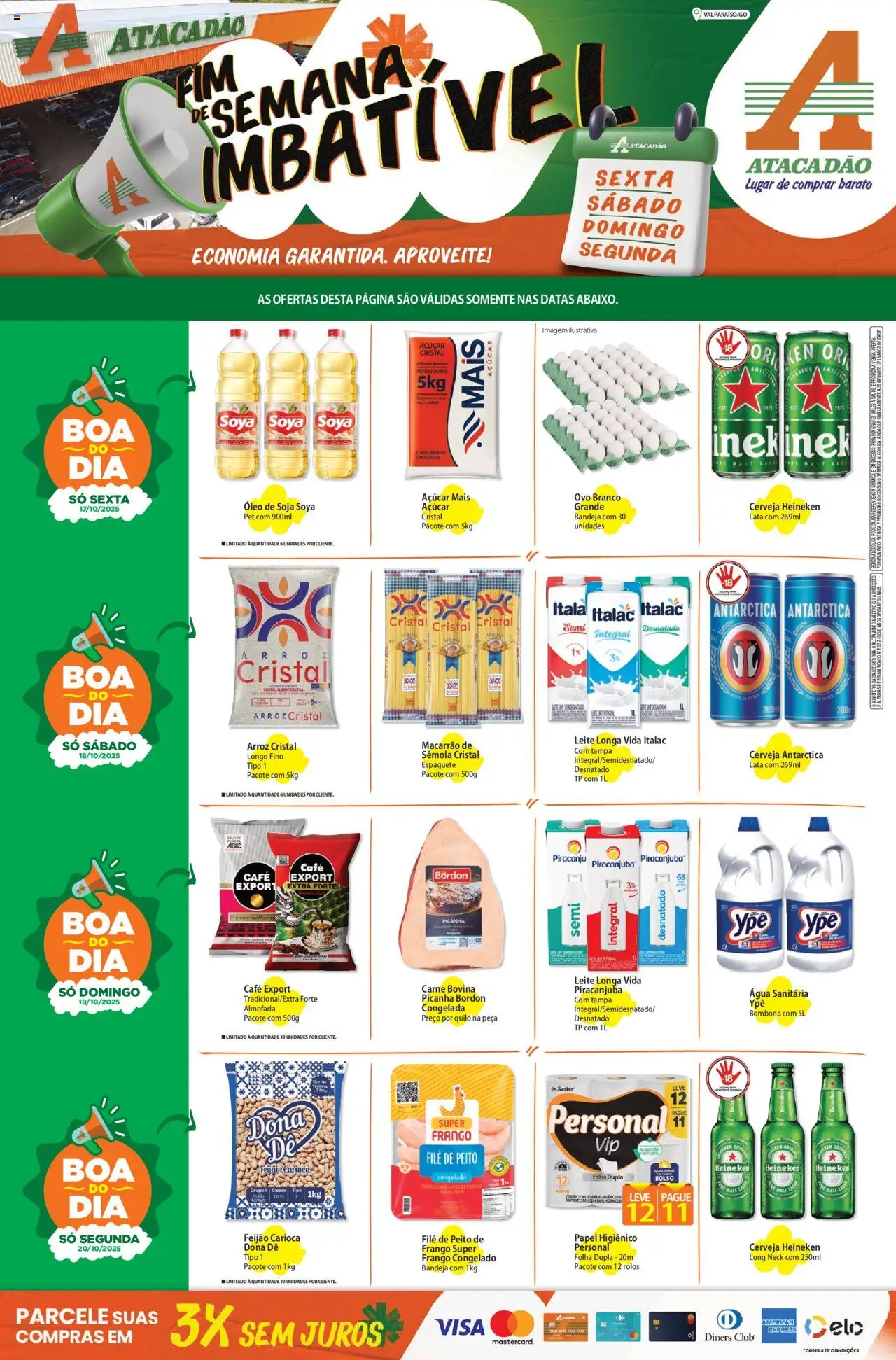 Atacadão folheto "Ofertas - GO" válido a partir de 17/10/2025 - número de página 1