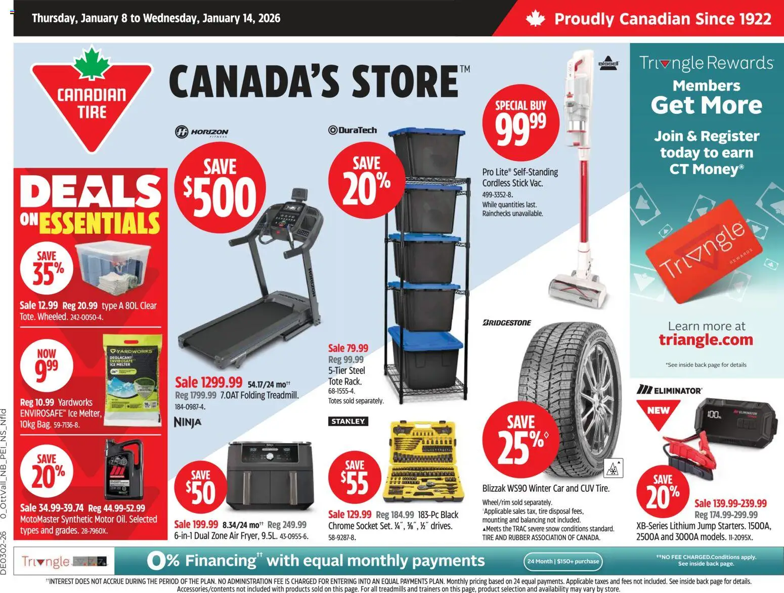 Preview of leaflet Weekly Flyer from shop Canadian Tire is valid from Jan 08, 2026 - Ice, Socket
