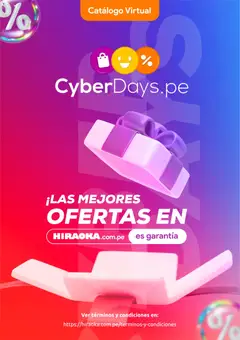 Vista previa de Cyber Days de la tienda Hiraoka válido desde 27/10/2025