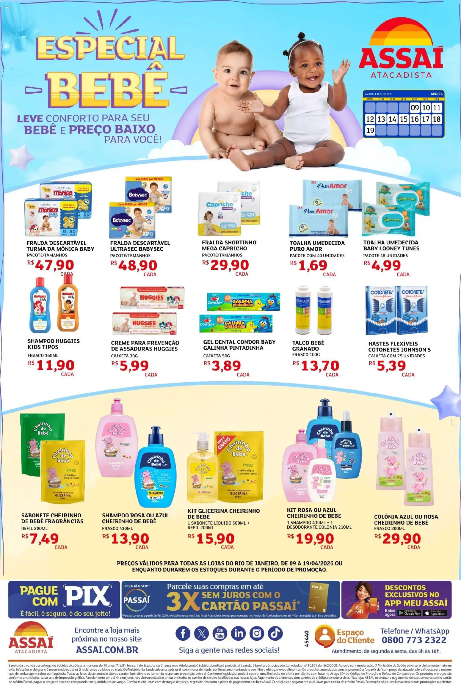 Pré-Visualização do folheto "Assaí Atacadista ofertas - RJ" da loja Assaí Atacadista válido a partir de 09/04/2026