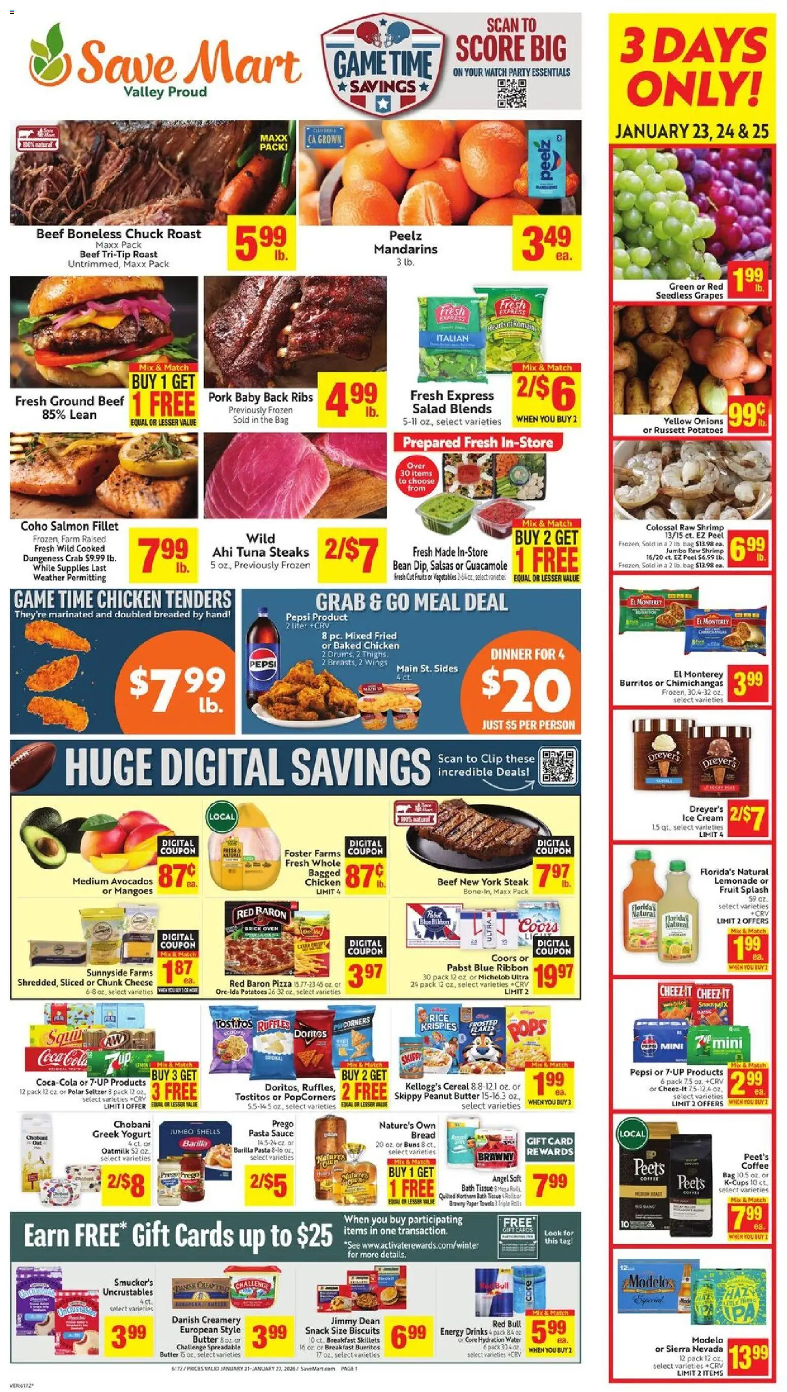 Ad Preview of Save Mart Weekly from 01/21/2026
