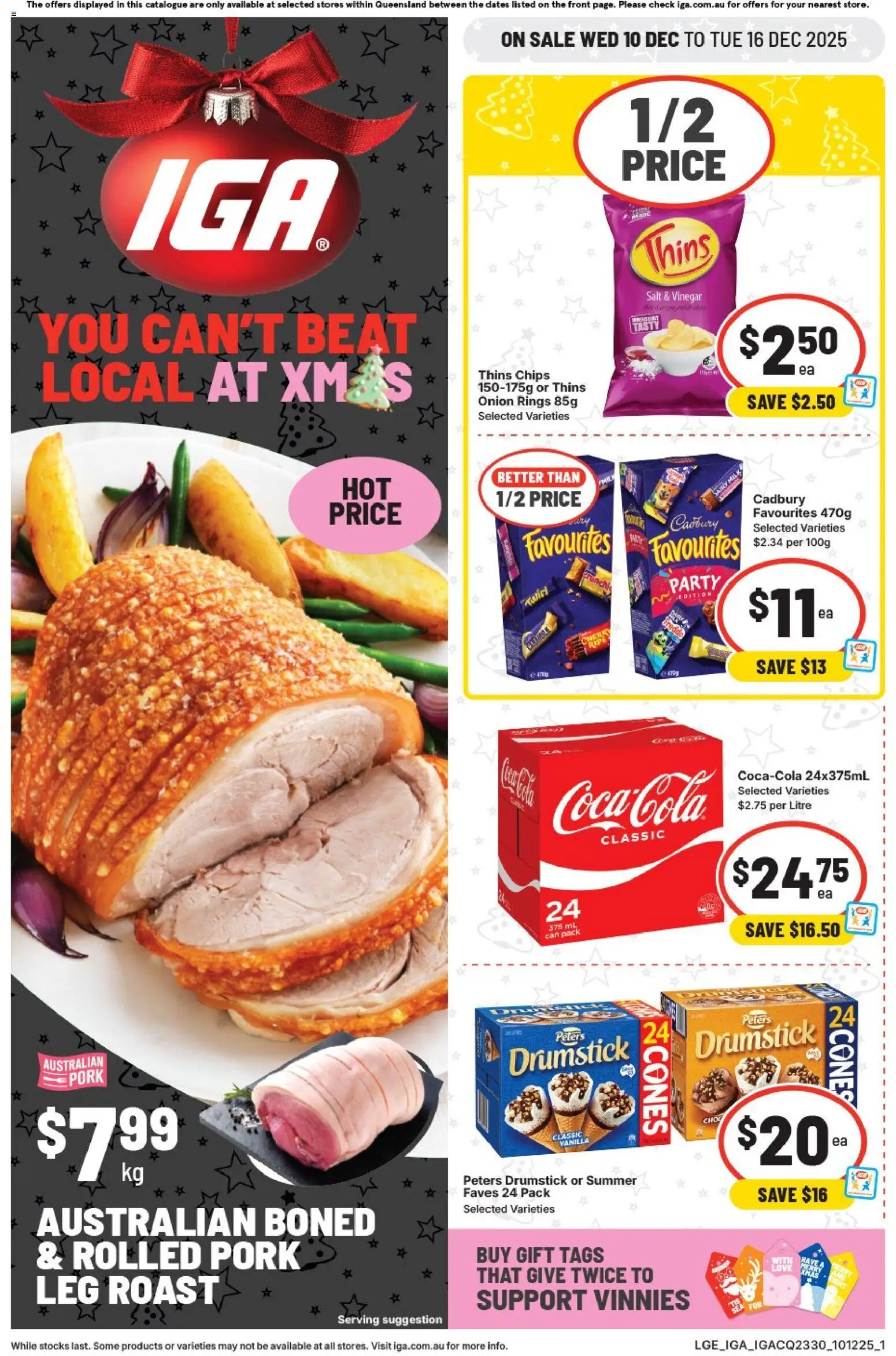 Preview of catalogue Catalogue QLD from shop IGA valid 10/12/2025