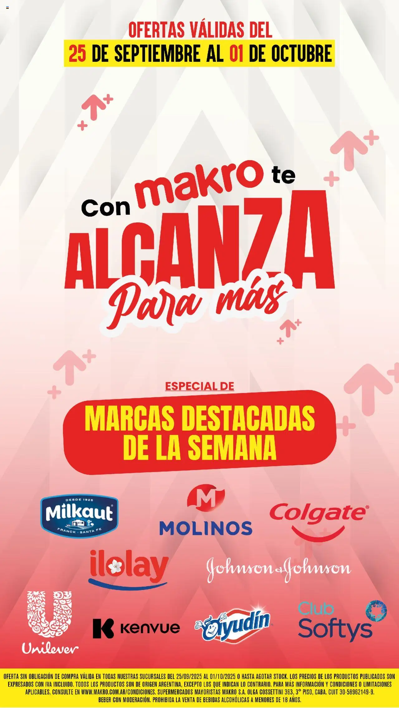 Vista previa del folleto de la tienda Makro válido desde el 25/09/2025 - Bebidas