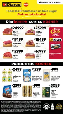 Vista previa del folleto de la tienda Diarco válido desde el 20/10/2025 