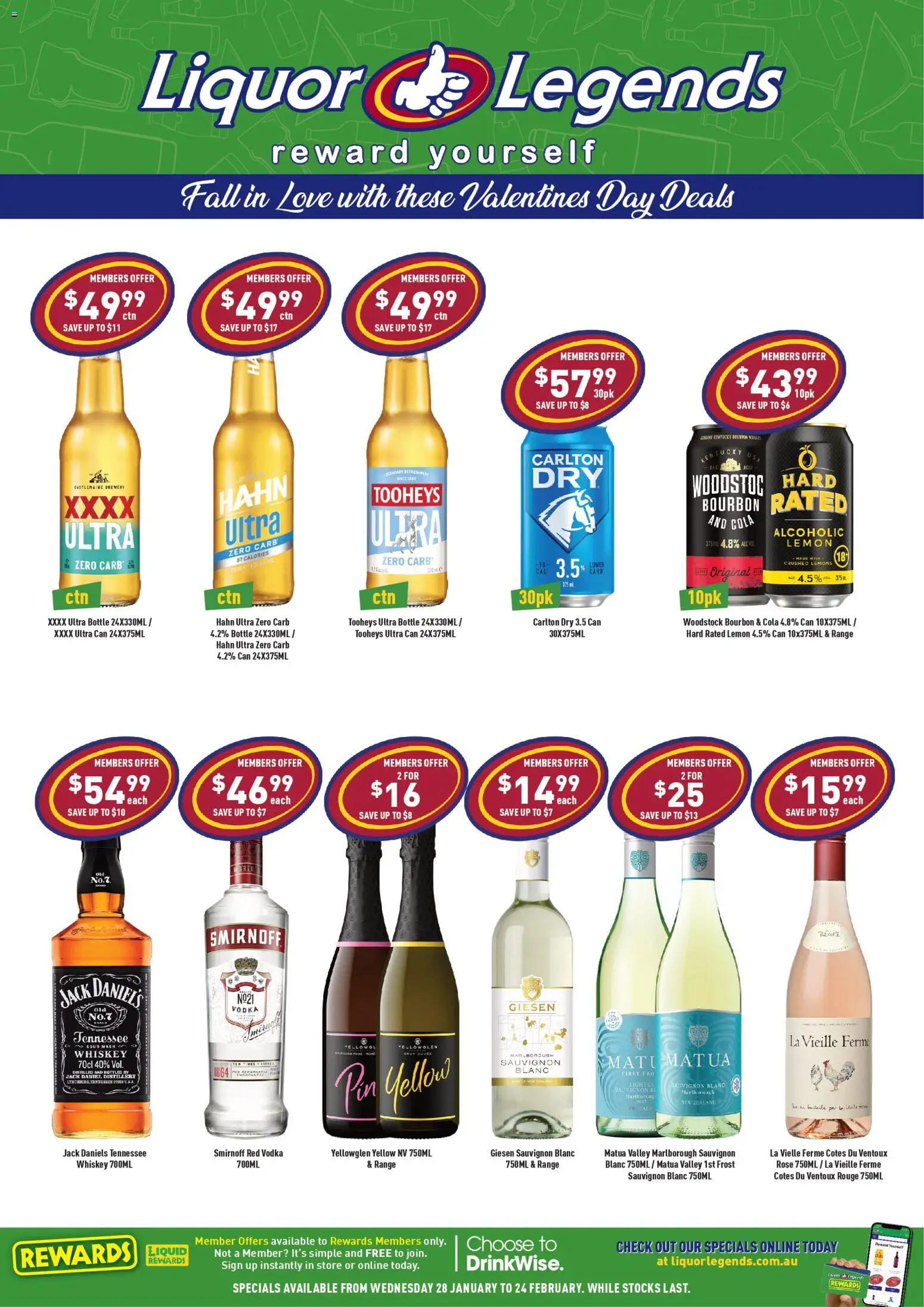 Preview of catalogue Catalogue Redbank from shop Liquor Legends valid 28/01/2026