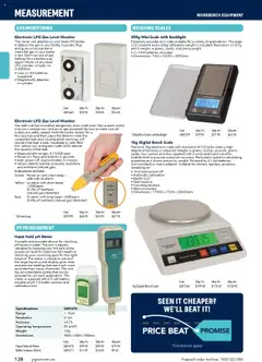 Preview of catalogue Engineering & Scientific Catalogue 2025/2026 from shop Jaycar valid 09/07/2025 | Page: 128